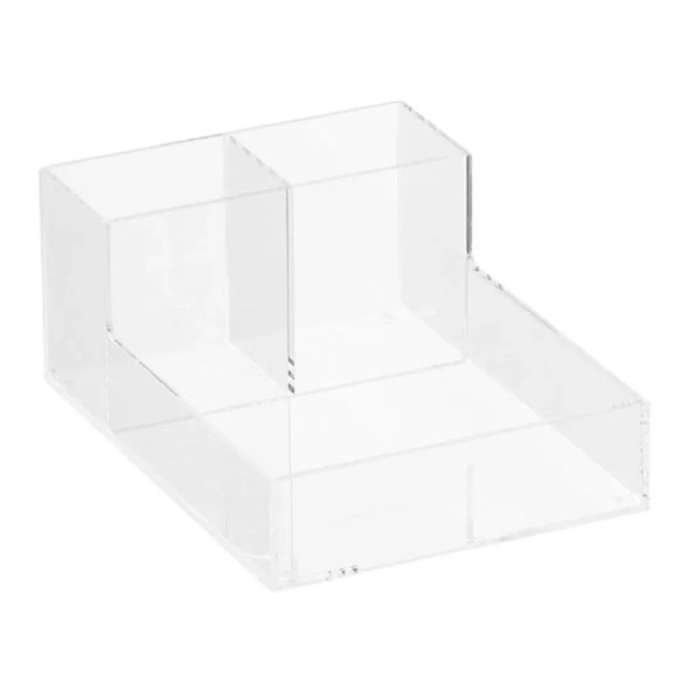 luxe cosmetic and brush clear organizer - the container store!